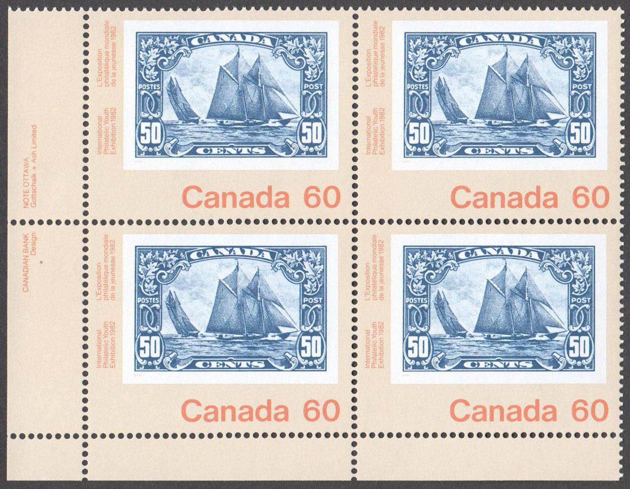 Canada Scott 913 MNH PB LL (A10-6) - Click Image to Close